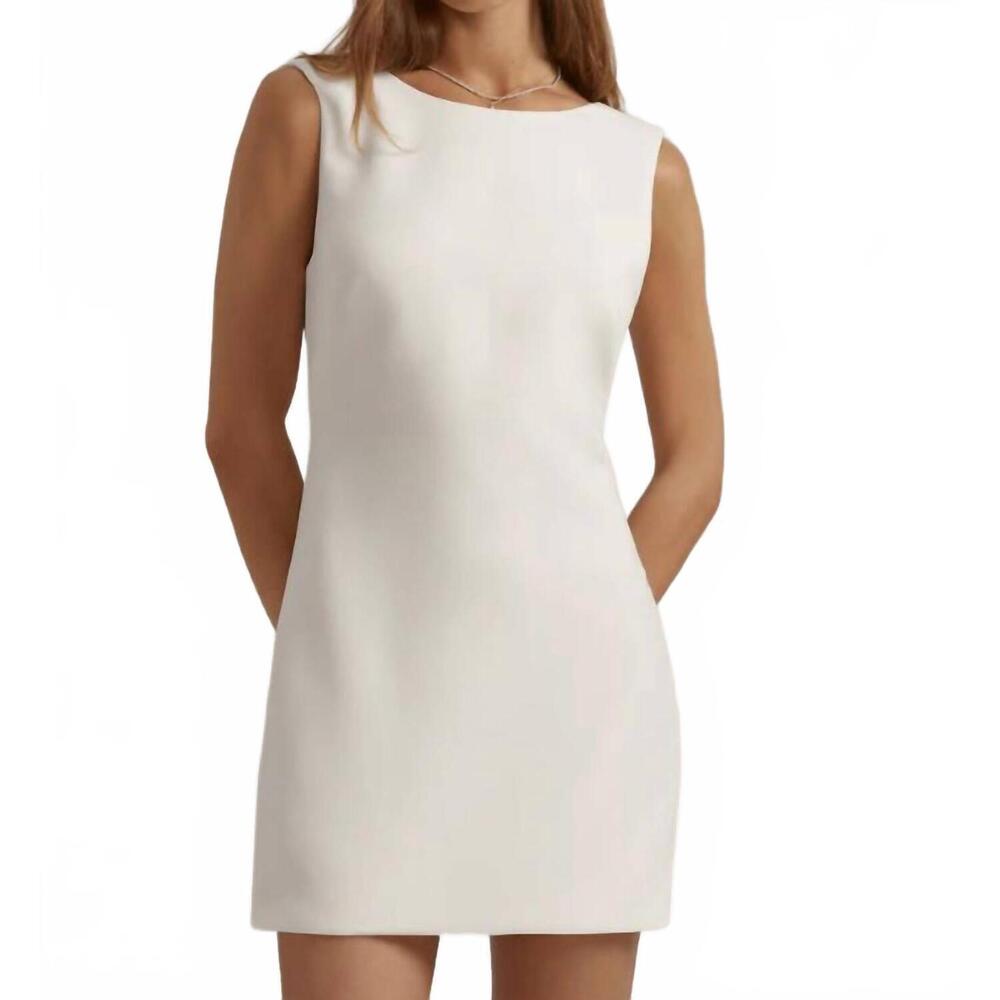Favorite Daughter Cream Sleeveless Mini Dress